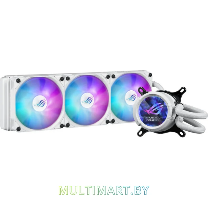 Кулер ASUS ROG Strix LC III 360 ARGB LCD White Edition